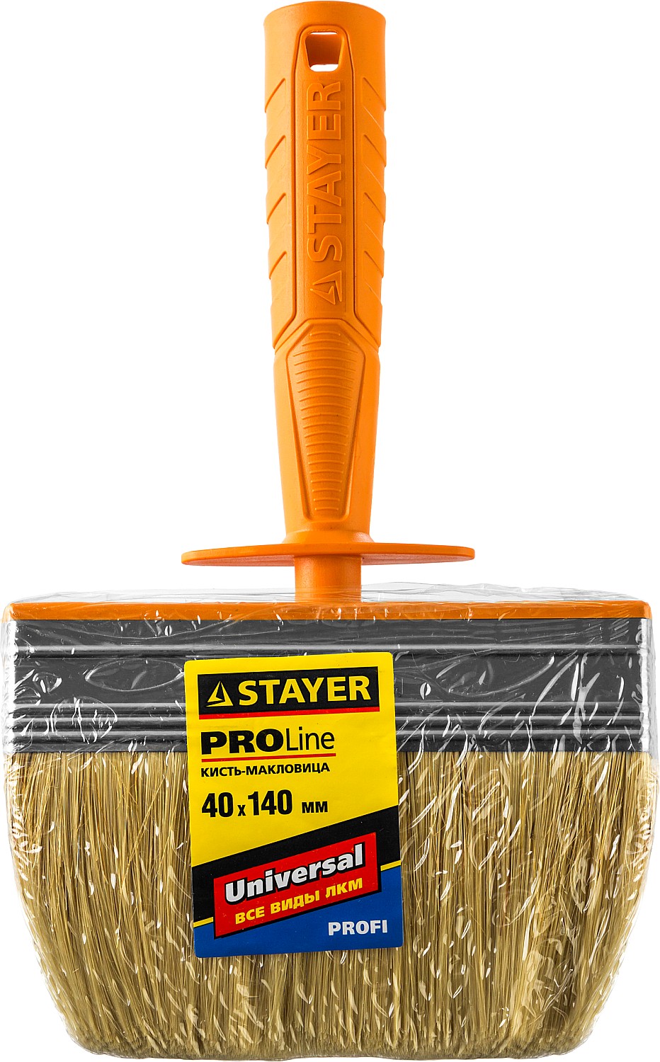 STAYER Universal MINI, 4 х 14 см, светлая натуральная щетина, пластмассовый корпус, все виды ЛКМ, макловица, Professional (0182-14) — фото 3