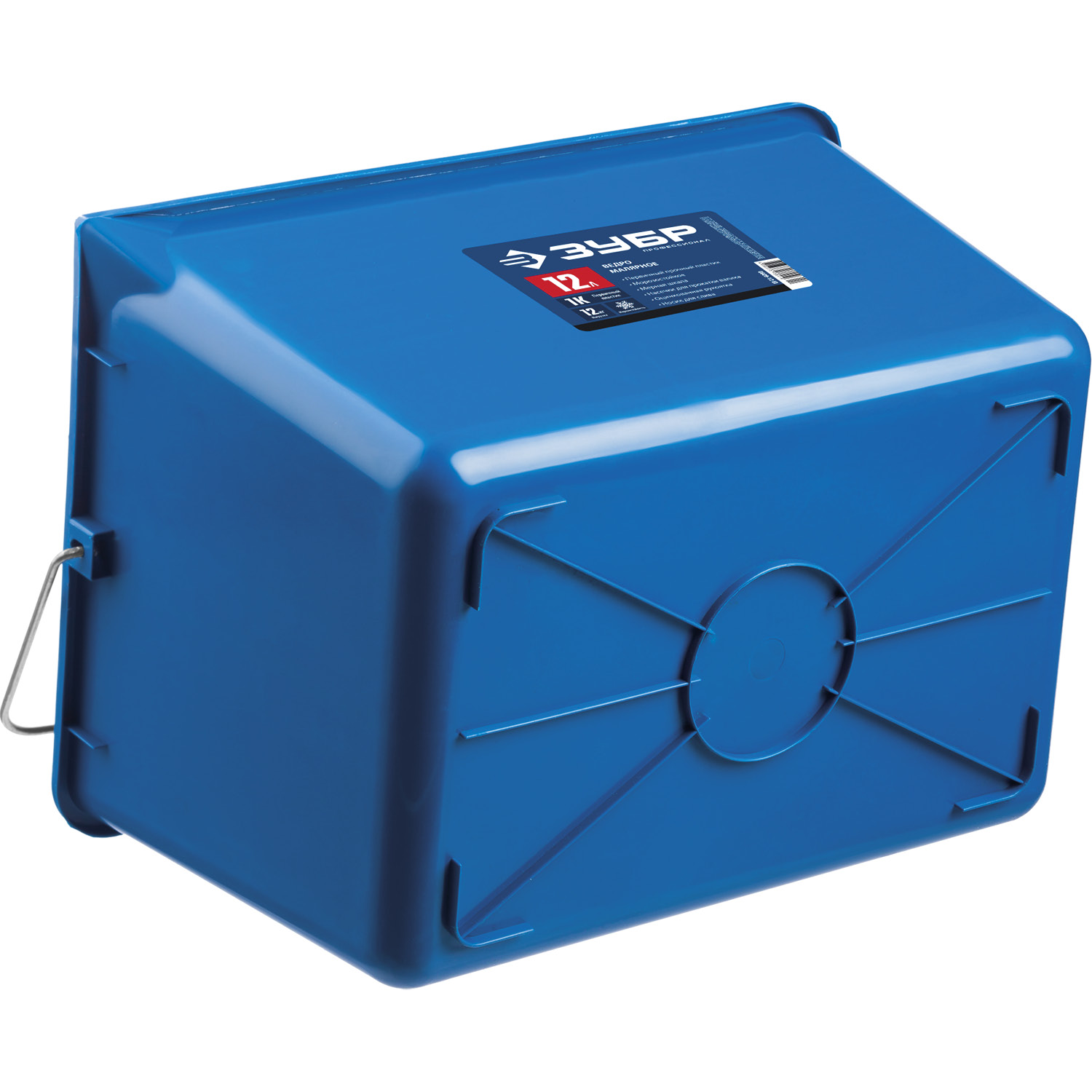 ЗУБР 12 л, высокопрочное, малярное пластиковое ведро, Профессионал (0609-12) — фото 4