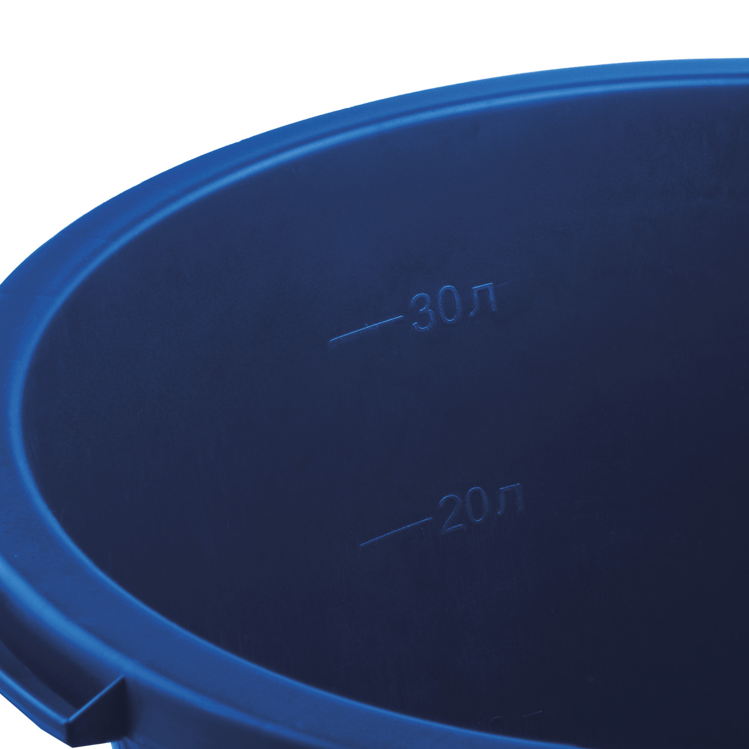 ЗУБР 40 л, первичный высокопрочный пластик, усиленный круглый строительный таз (06094-45) — фото 4