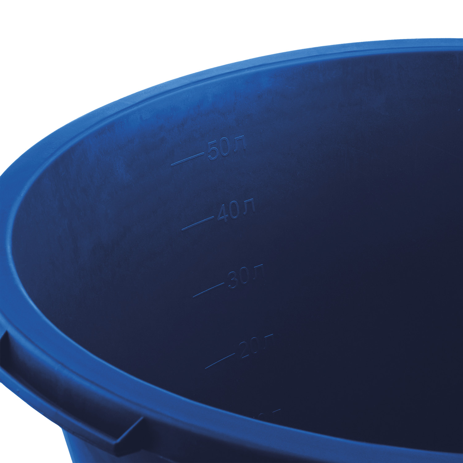 ЗУБР 60 л, первичный высокопрочный пластик, усиленный круглый строительный таз (06094-65) — фото 5