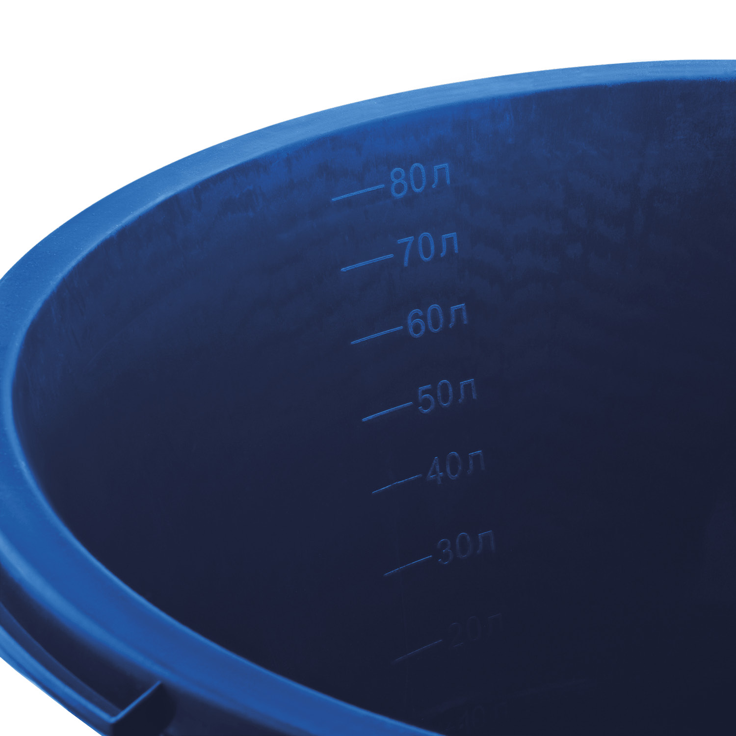 ЗУБР 90 л, первичный высокопрочный пластик, усиленный круглый строительный таз (06094-90) — фото 5