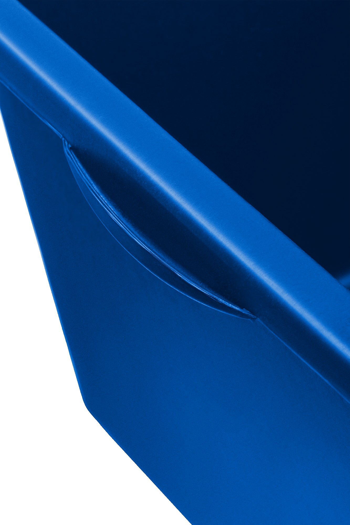 ЗУБР 40 л, первичный высокопрочный пластик, усиленный прямоугольный строительный таз (06096-45) — фото 3