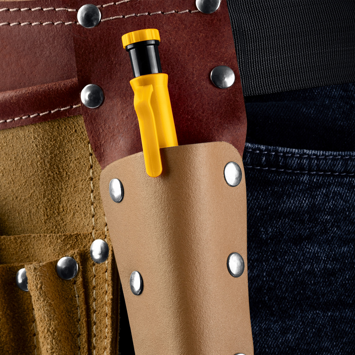 ЗУБР АСК желтый, d 2,8 мм, HB, 6 сменных грифелей, автоматический карандаш (06311-5) — фото 8