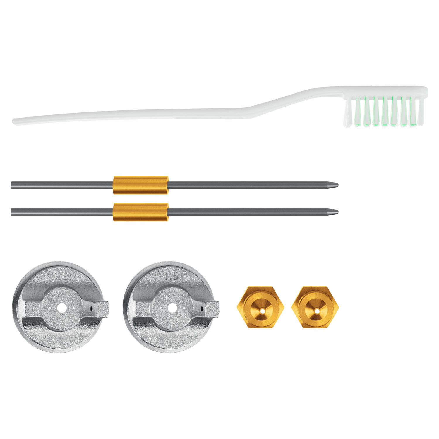 ЗУБР MS 200-3, 1.2, 1.5, 1.8 мм, пневматический краскопульт с верхним бачком (06458) — фото 5