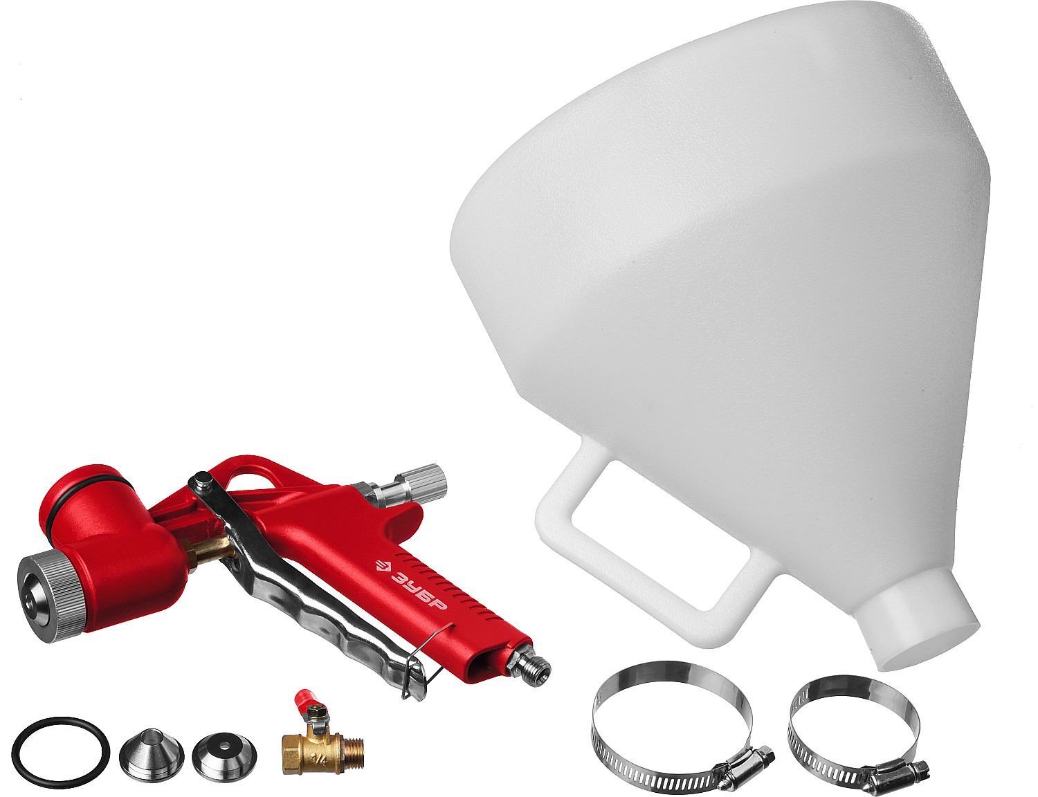 ЗУБР MKP 600, 4, 6, 8 мм, картушный пистолет для штукатурки верхний бачок (06466) — фото 7