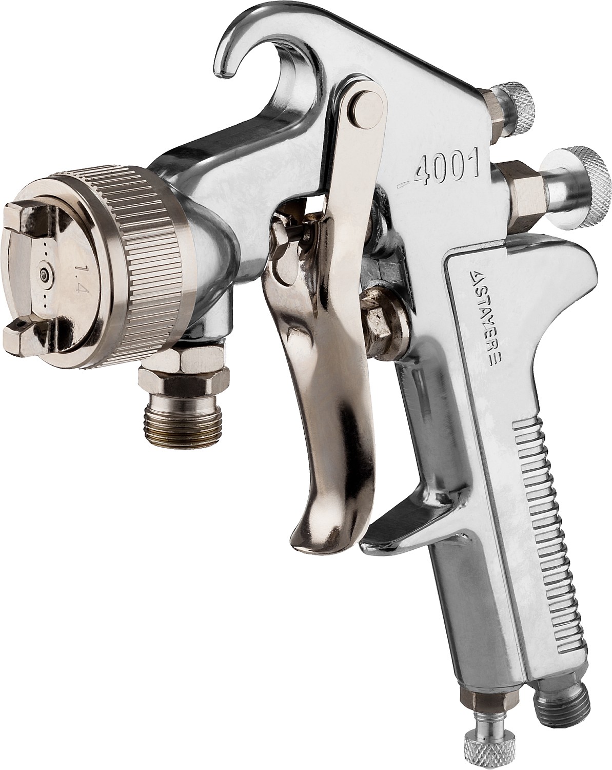 STAYER AirPro S, EA 1.4 мм, пневматический краскопульт с нижним бачком, Professional (06477-1.4) — фото 2