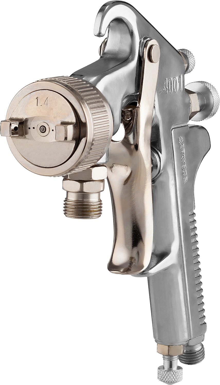 STAYER AirPro S, EA 1.4 мм, пневматический краскопульт с нижним бачком, Professional (06477-1.4) — фото 3