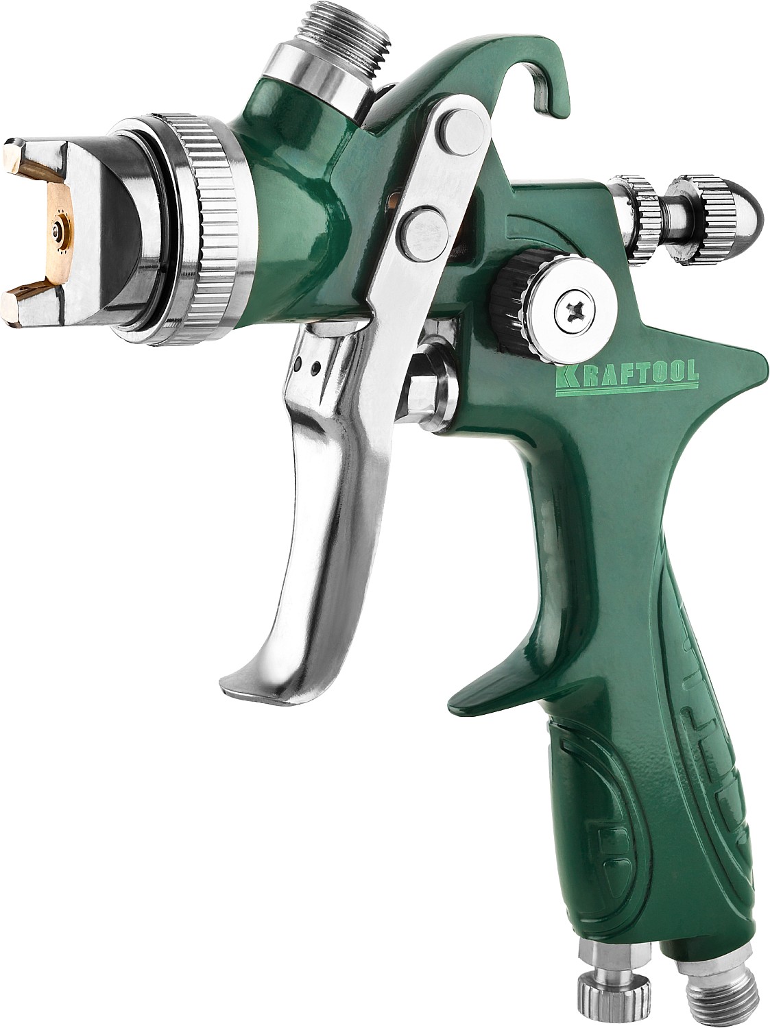 KRAFTOOL AirKraft, HVLP, 1.4 мм, пневматический краскопульт с верхним бачком (06522-1.4) — фото 2
