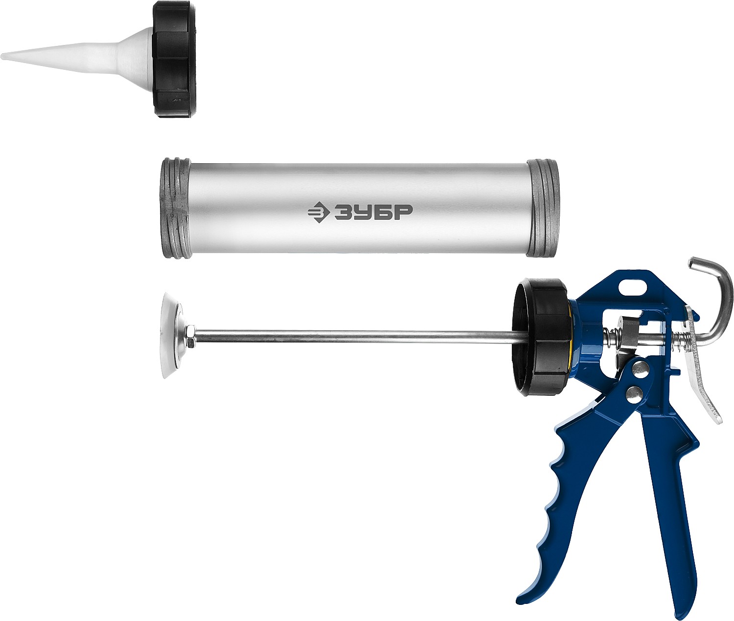 ЗУБР 310 мл, закрытый, пистолет для герметика, Профессионал (06633-31) — фото 3