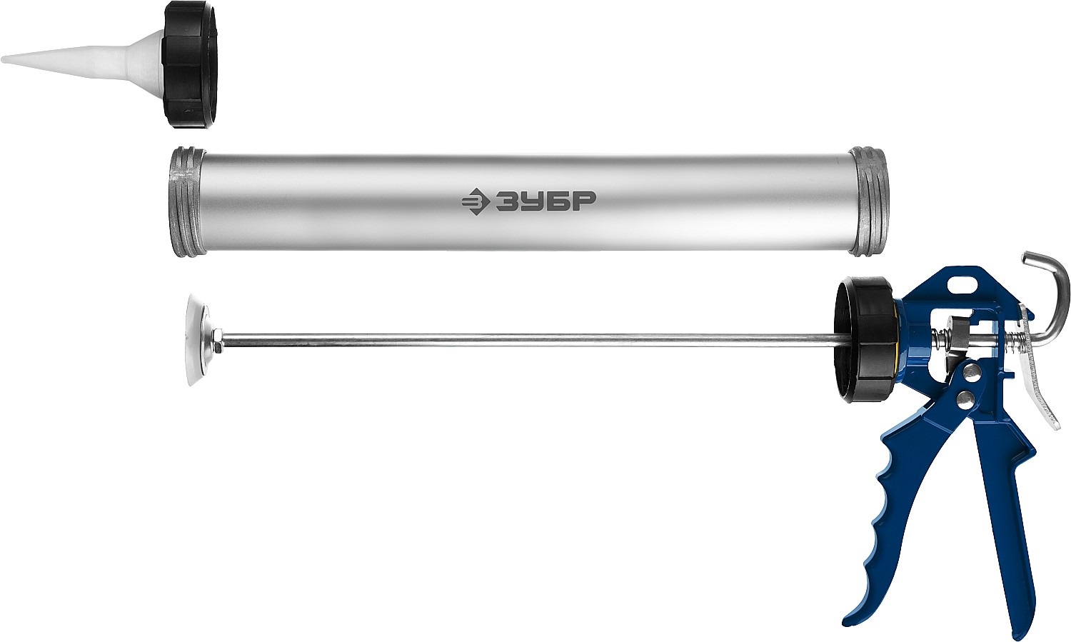 ЗУБР 600 мл, закрытый, пистолет для герметика, Профессионал (06633-60) — фото 3