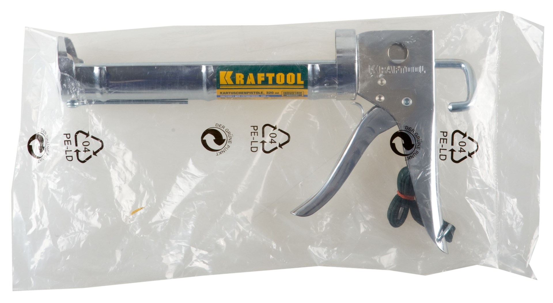 KRAFTOOL 320 мл, полукорпусной пистолет для герметика (06671) — фото 3