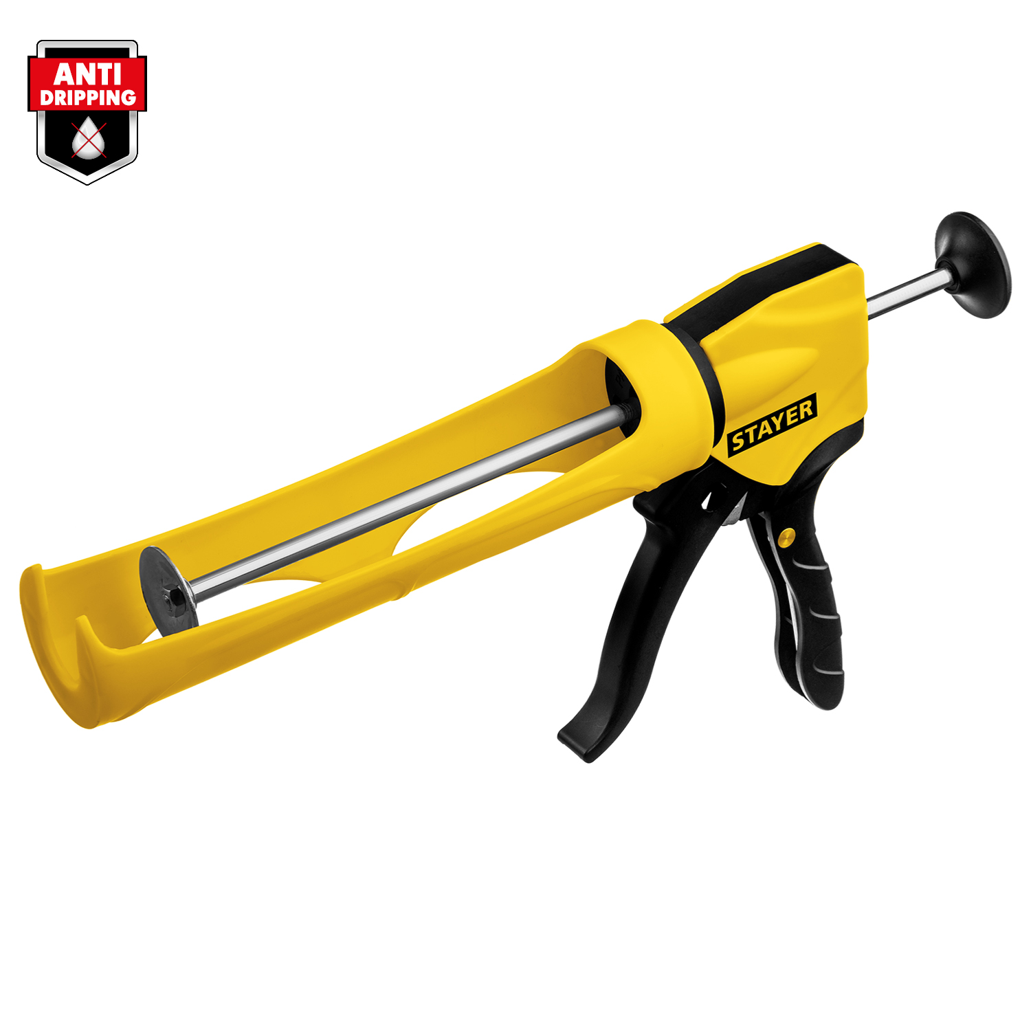 STAYER 310 мл, антикапельная система, легкий скелетный поворотный пистолет для герметика (06690) — фото 2
