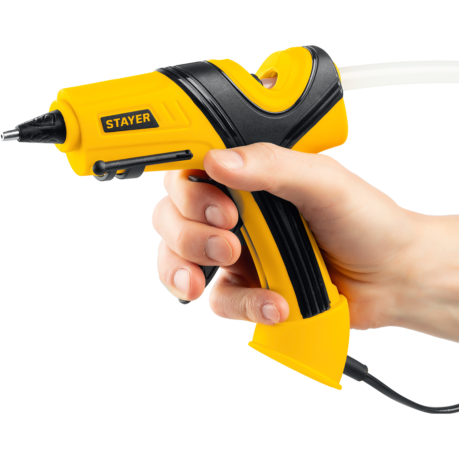 STAYER PRO 11, d 11 мм, 18 г/мин, электрический, пистолет термоклеевой, Professional (0681-20) — фото 9