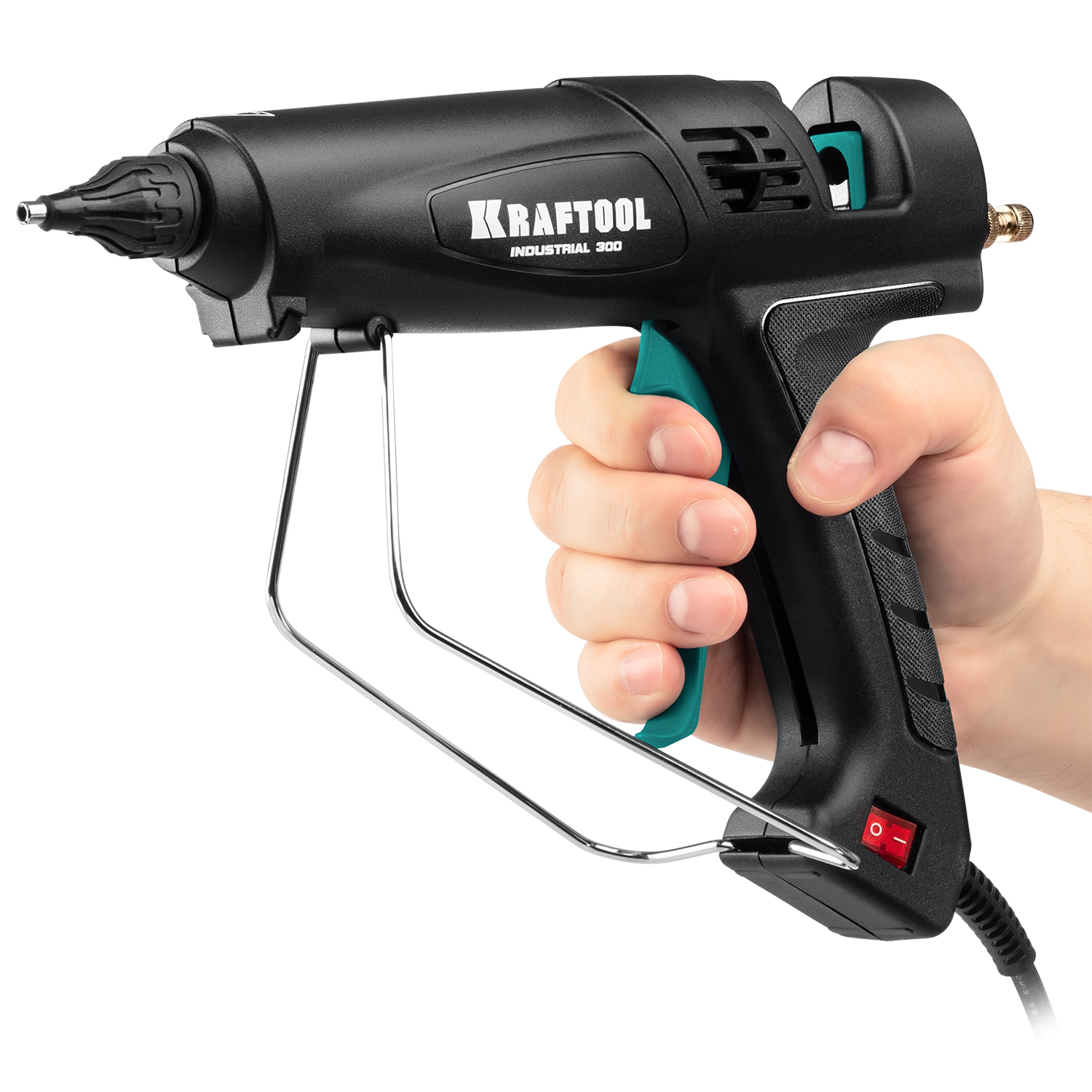 KRAFTOOL Industrial 300, d 11 - 12 мм, 45 г/мин, электрический термоклеевой пистолет (06842) — фото 13
