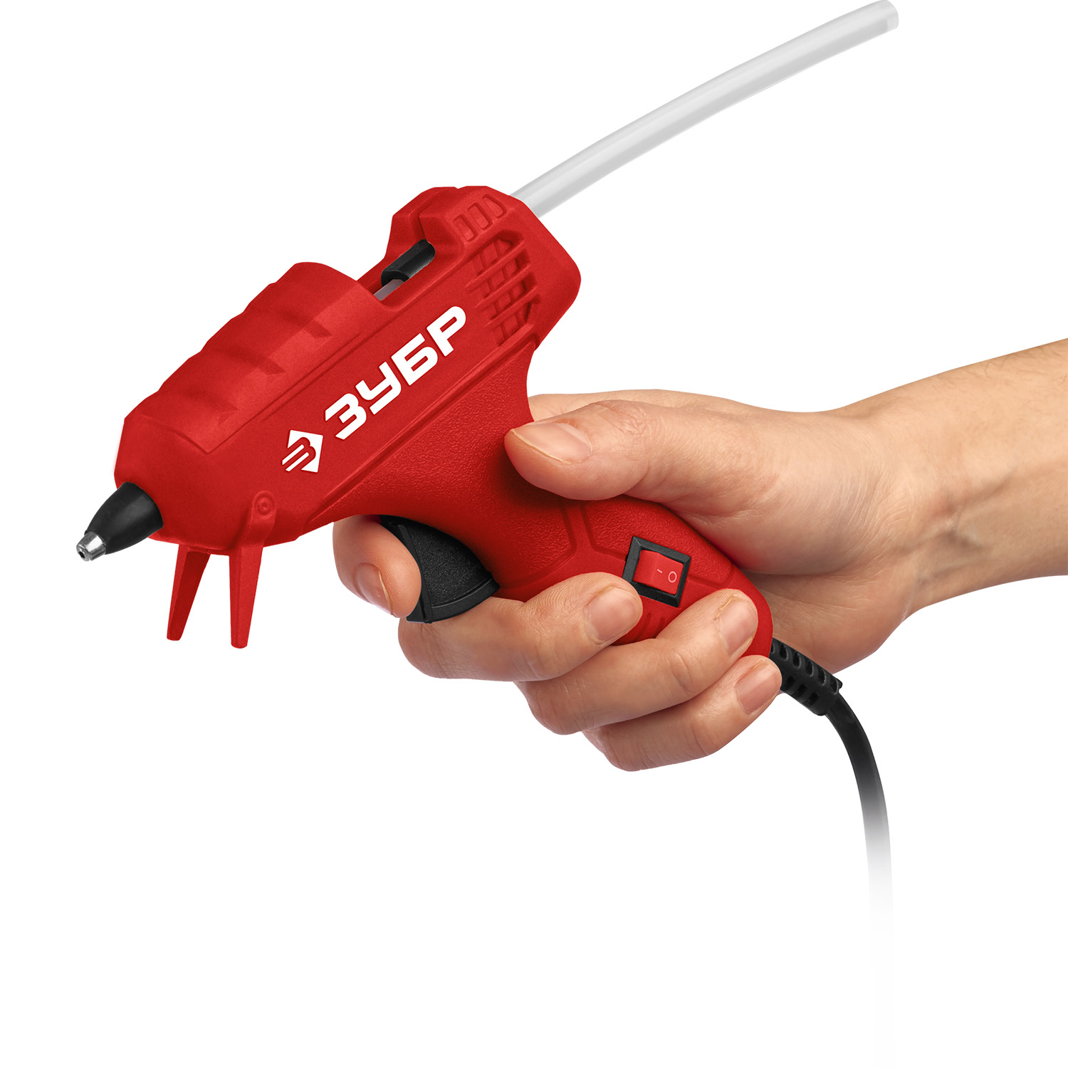 ЗУБР d 7 мм, выход клея 5 г/мин, электрический термоклеевой пистолет (06851-7) — фото 8