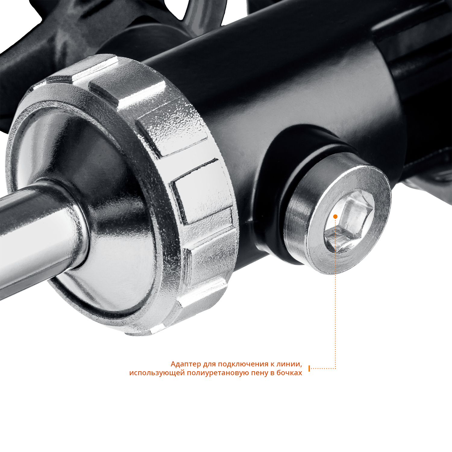 KRAFTOOL Grand, цельнометаллический пистолет для монтажной пены (06853) — фото 3