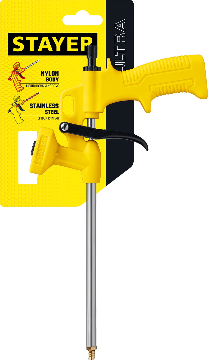 STAYER Ultra, нейлоновый пистолет для монтажной пены (06860) — фото 3