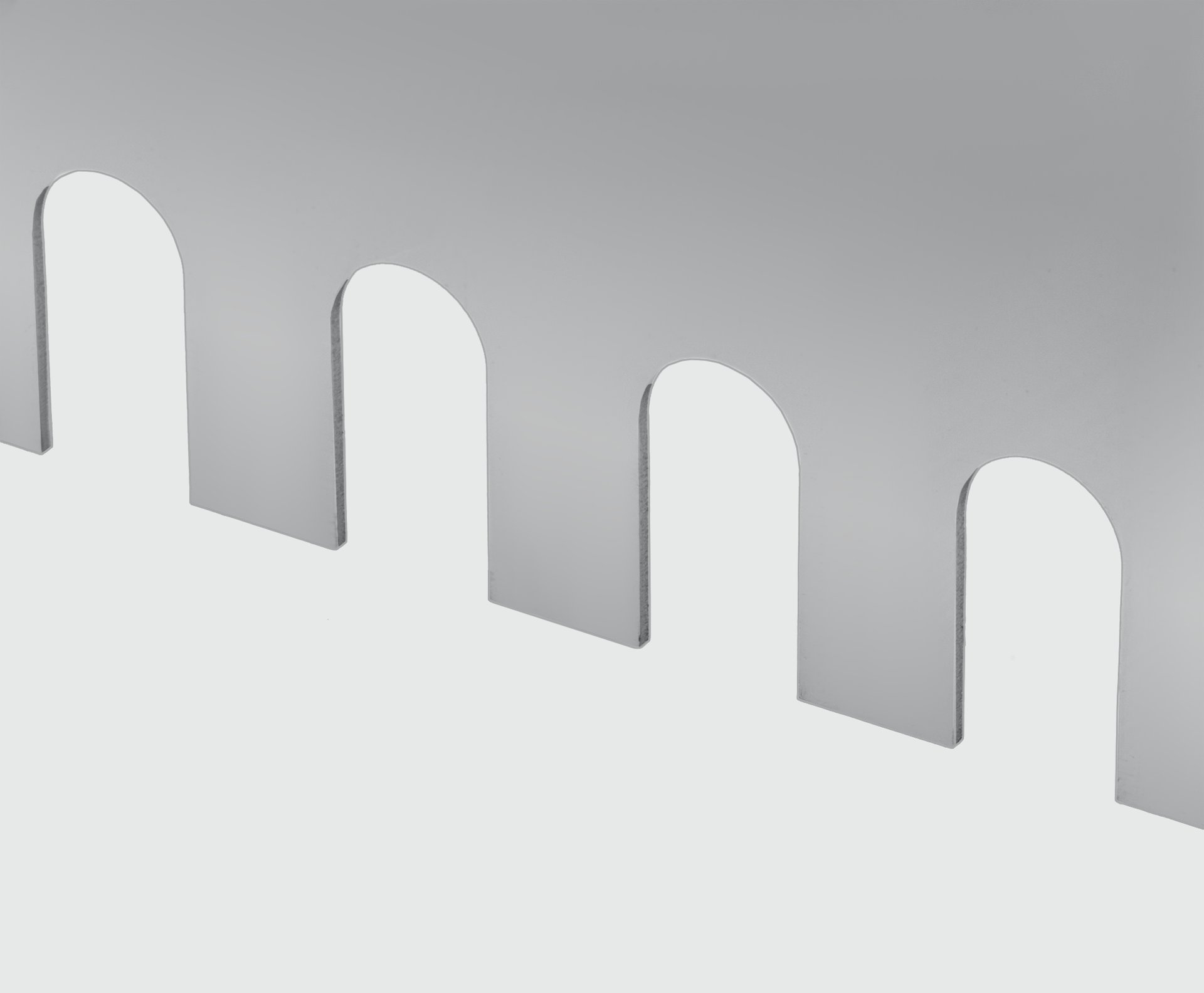 KRAFTOOL BUNKER-4 зуб 8, 10, 12 мм, полукруг 10х20 мм, нерж. сталь, Раздвижная гребенка для плитки (08081) — фото 6