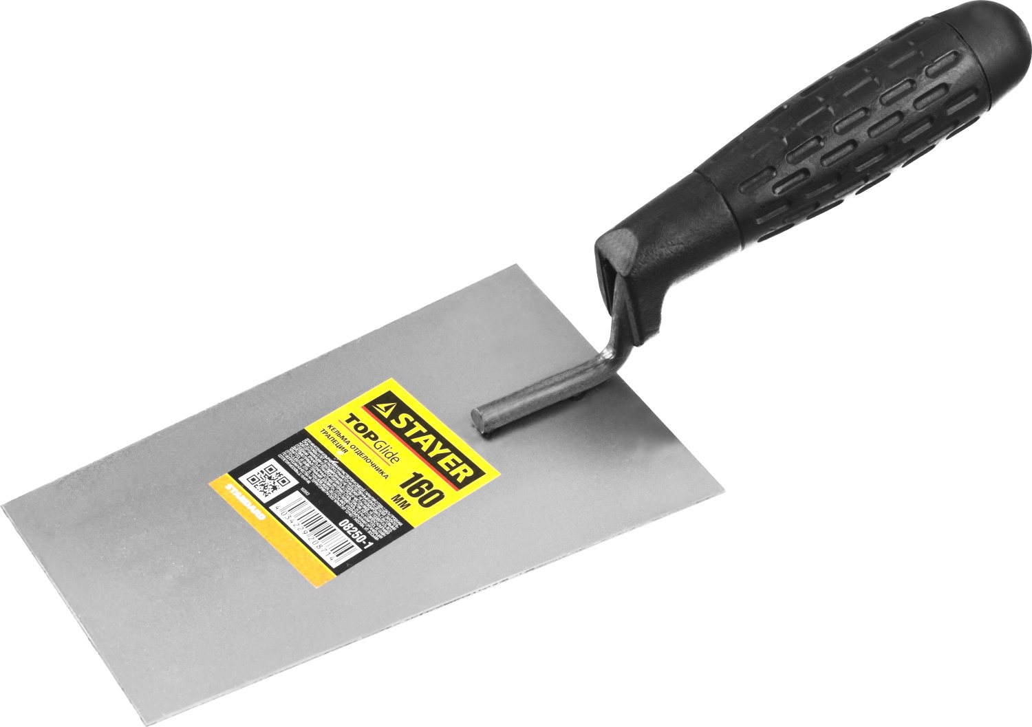 STAYER 160 x 120 x 100 мм, пластиковая ручка, кельма отделочника (08250-1) — фото 3