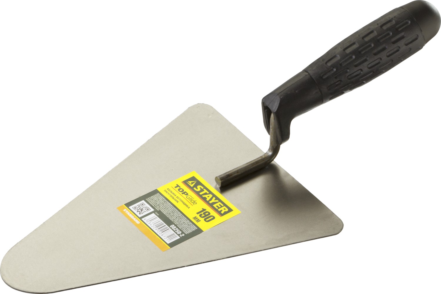 STAYER 190 x 150 мм, пластиковая ручка, кельма бетонщика (08250-2) — фото 3