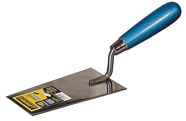 STAYER 140 мм, нержавеющее полотно, деревянная рукоятка, кельма трапеция, Professional (0830-14) — фото 3