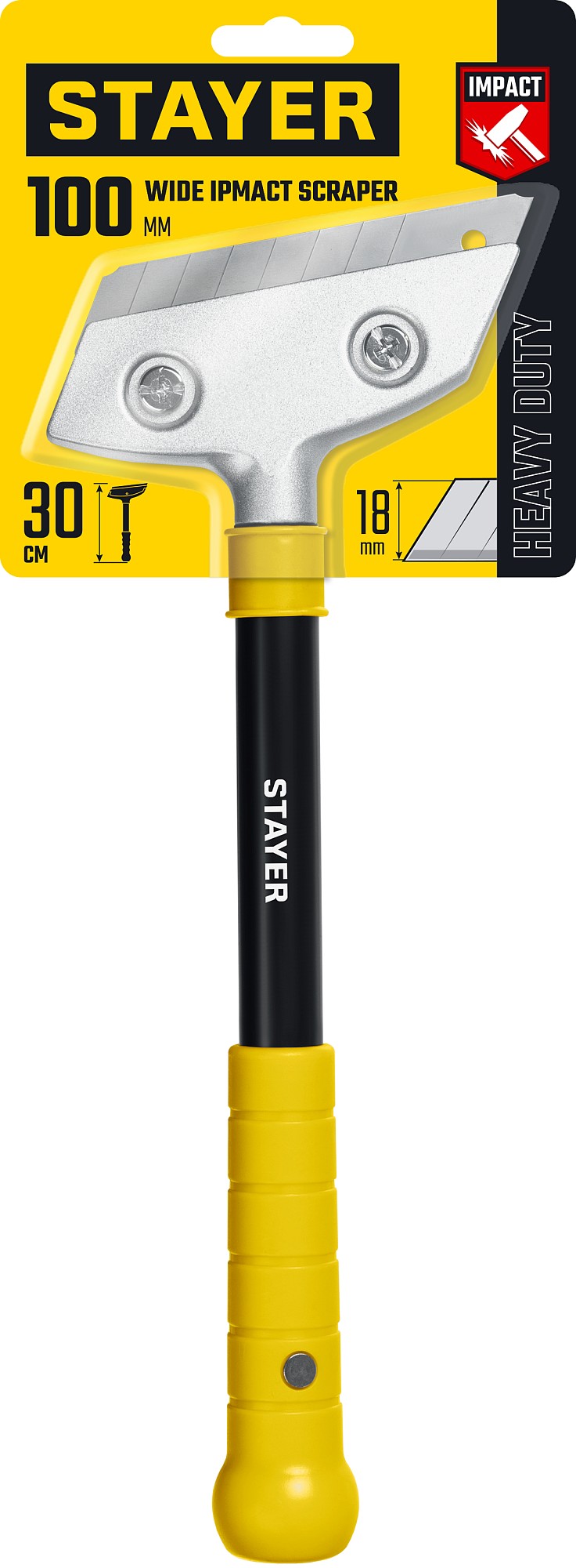 STAYER 100 мм, длина 300 мм, ударный скребок (08504) — фото 7
