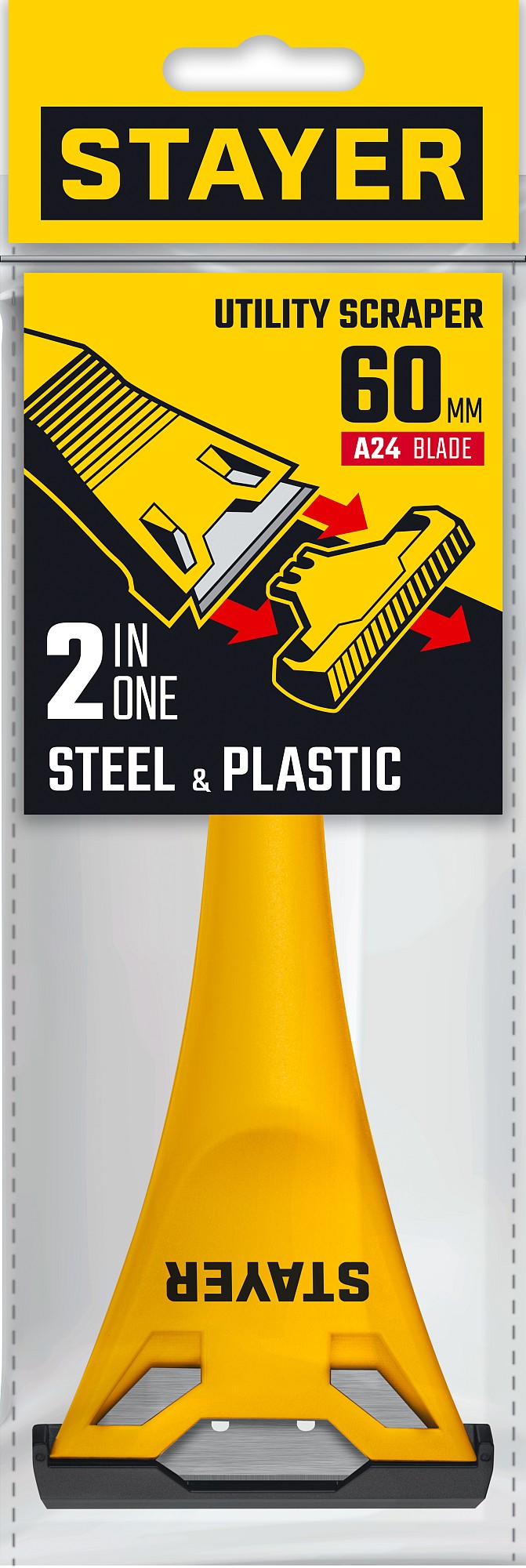 STAYER 60 мм, компактный скребок (0851) — фото 6