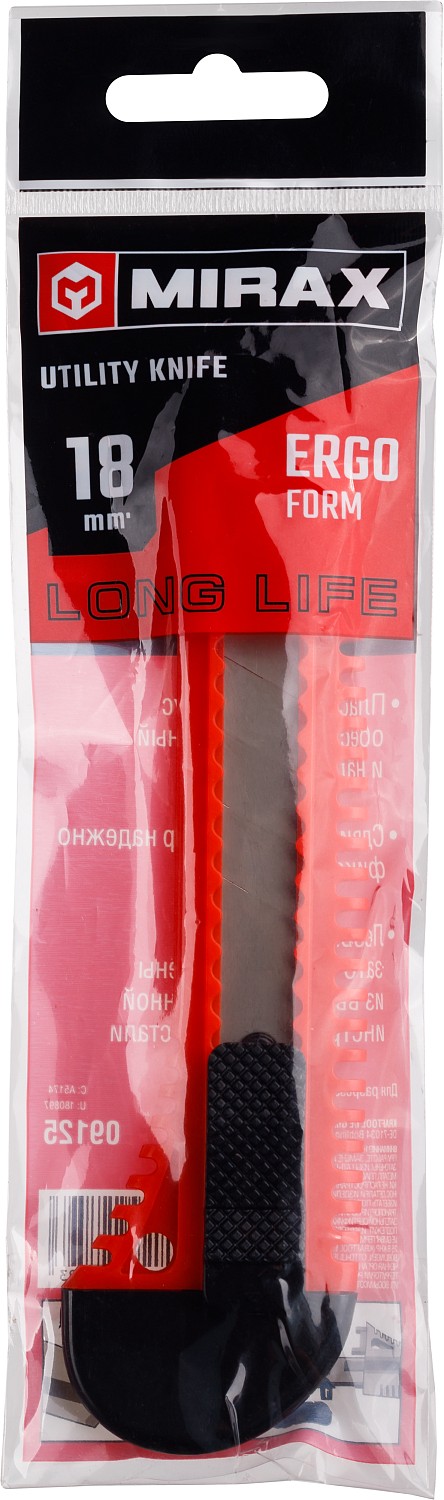 MIRAX 18 мм, нож со сдвижным фиксатором (09125) — фото 4