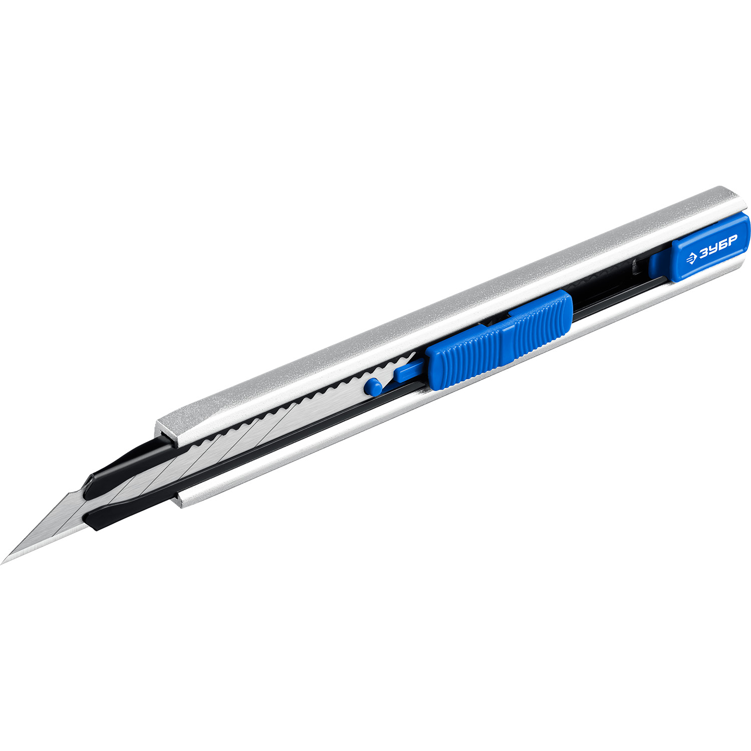 ЗУБР ПРО-9А, 9 мм, металлический нож с автостопом, Профессионал (09152) — фото 6