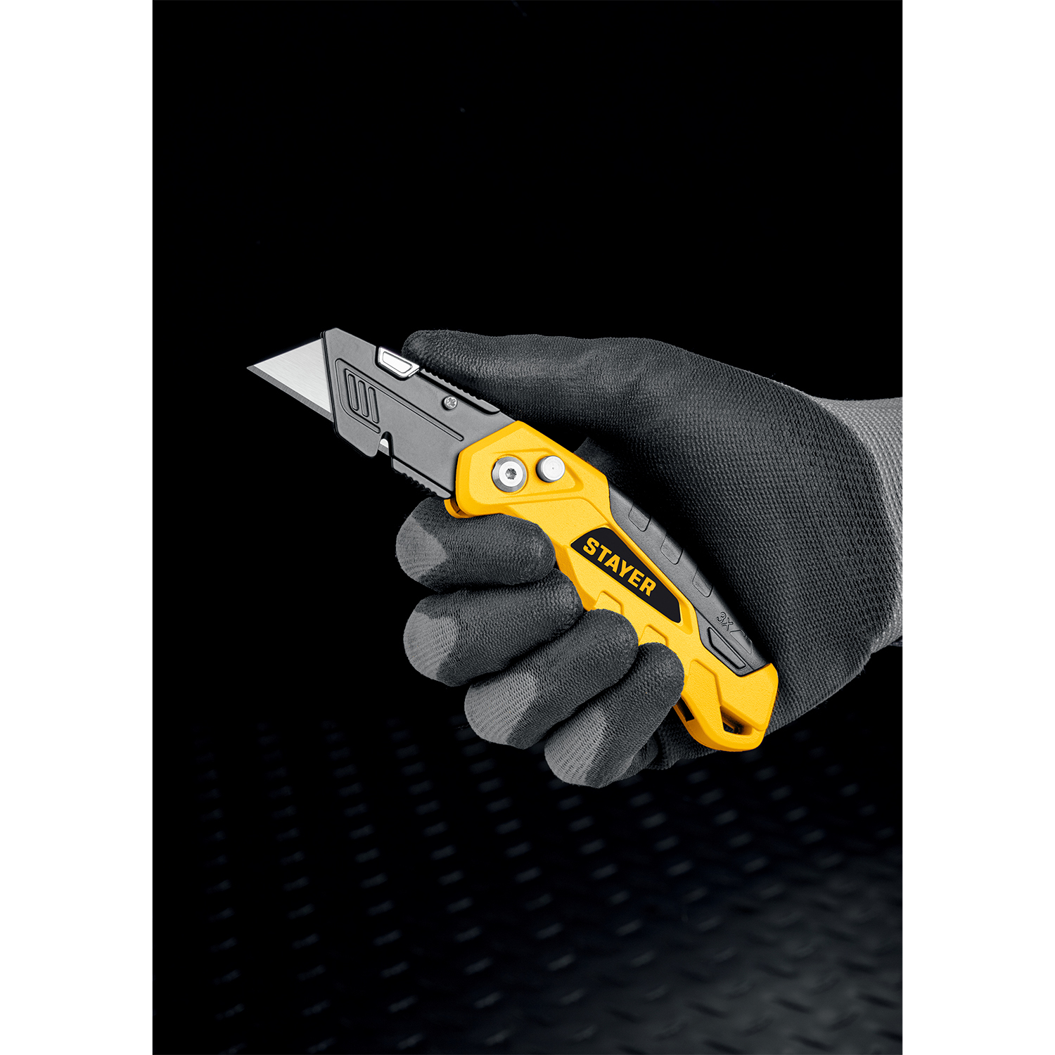 STAYER Hercules-А24, универсальный металлический нож с трапециевидным лезвием (0946) — фото 11