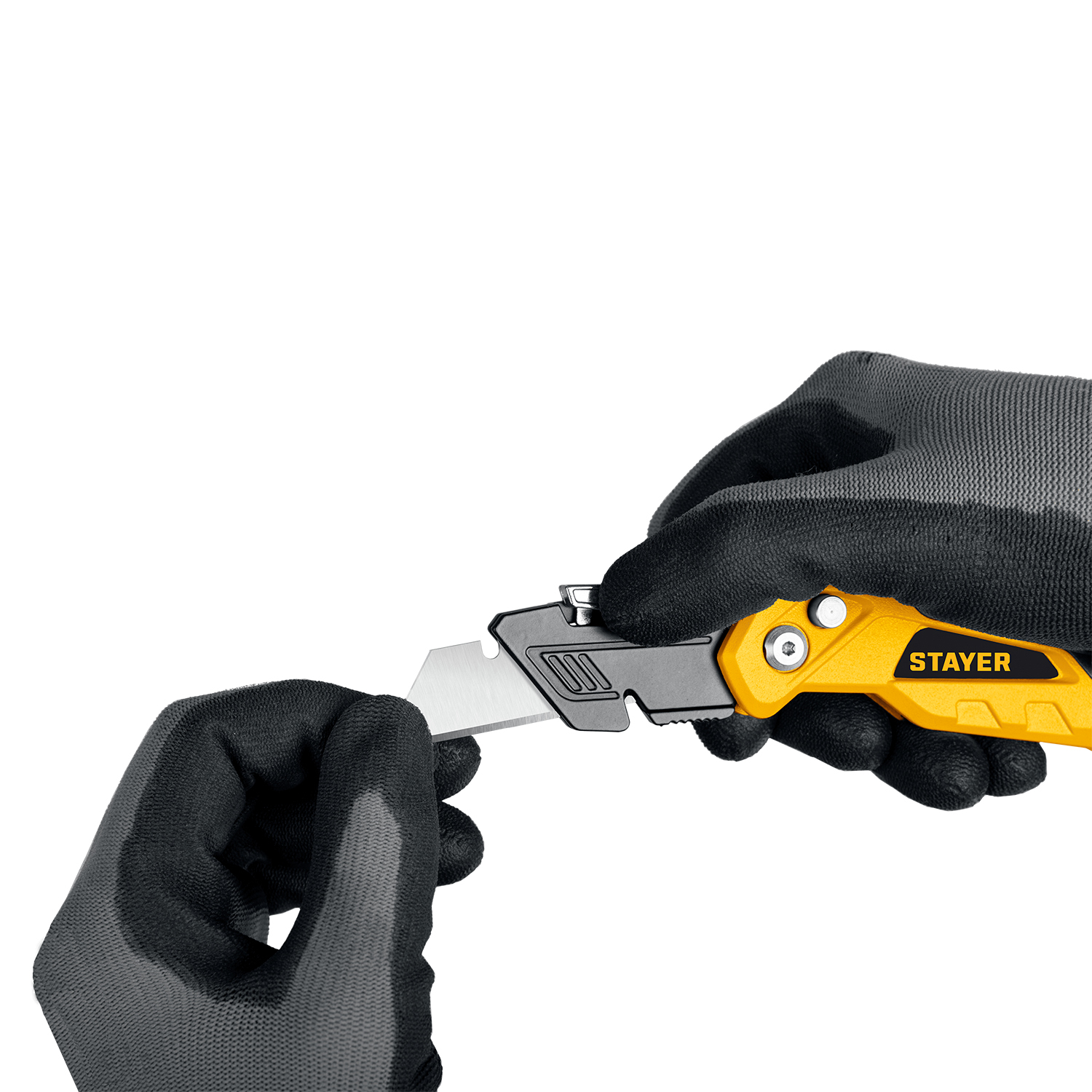 STAYER Hercules-А24, универсальный металлический нож с трапециевидным лезвием (0946) — фото 12