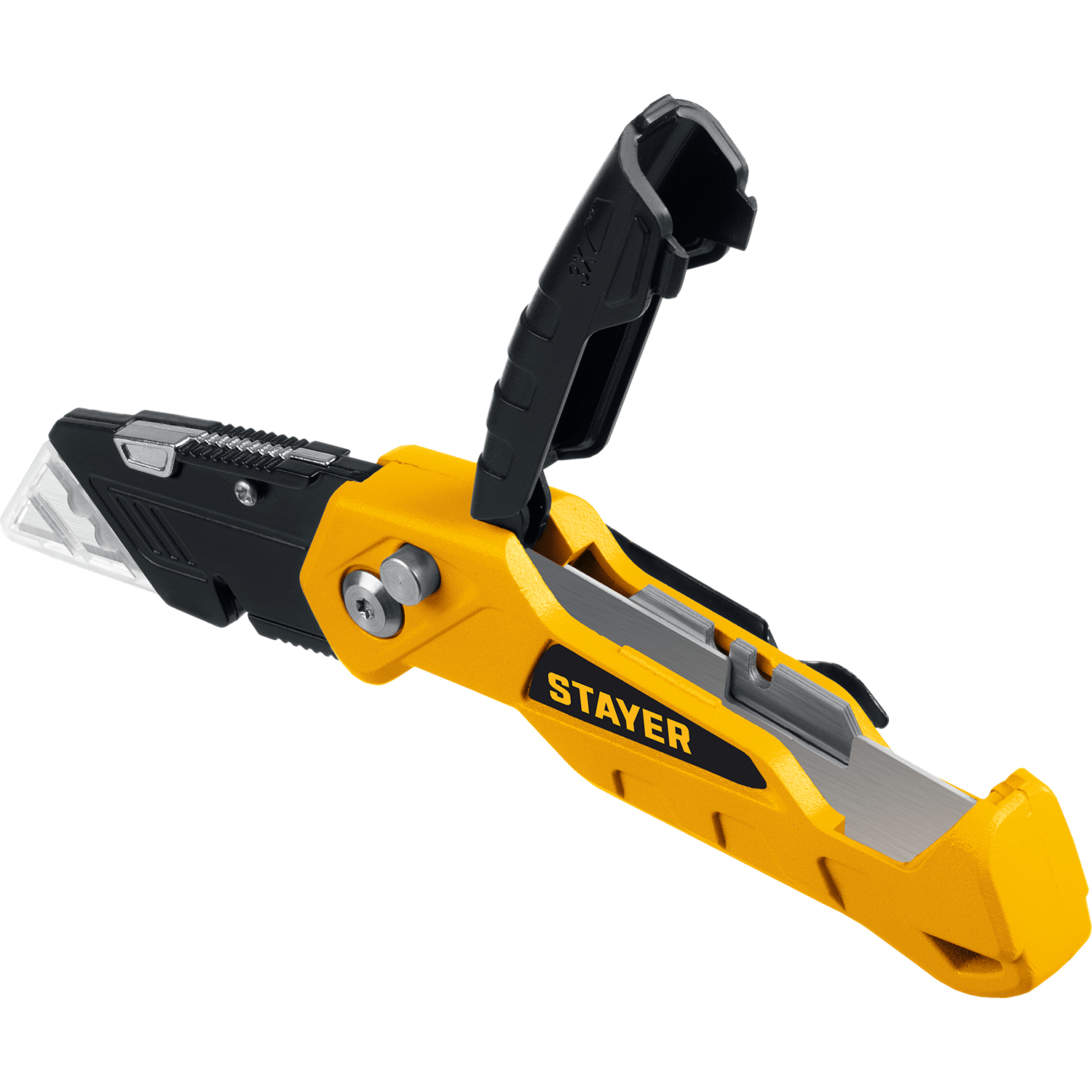 STAYER Hercules-А24, универсальный металлический нож с трапециевидным лезвием (0946) — фото 9