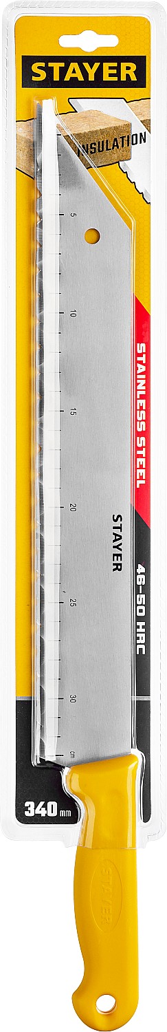 STAYER 340 мм, для листовых изоляционных материалов, нож (09592) — фото 2