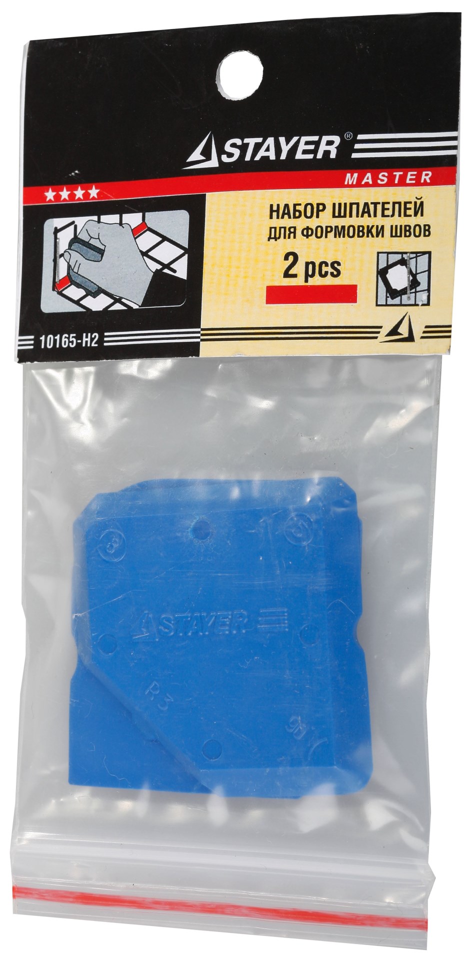 STAYER MAX-Tile набор специальных шпателей для формирования швов герметика (10165-H2) — фото 3