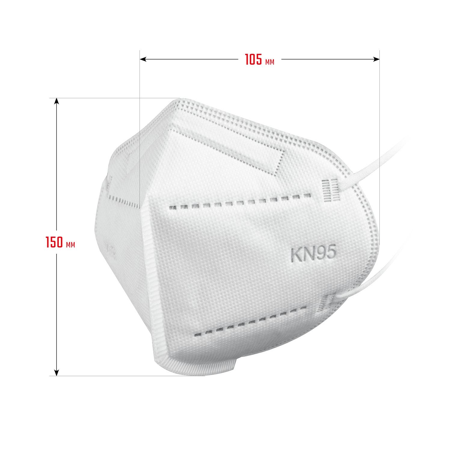 ЗУБР KN-95, класс защиты FFP2, 10 шт, фильтрующая полумаска (11165-2) — фото 6