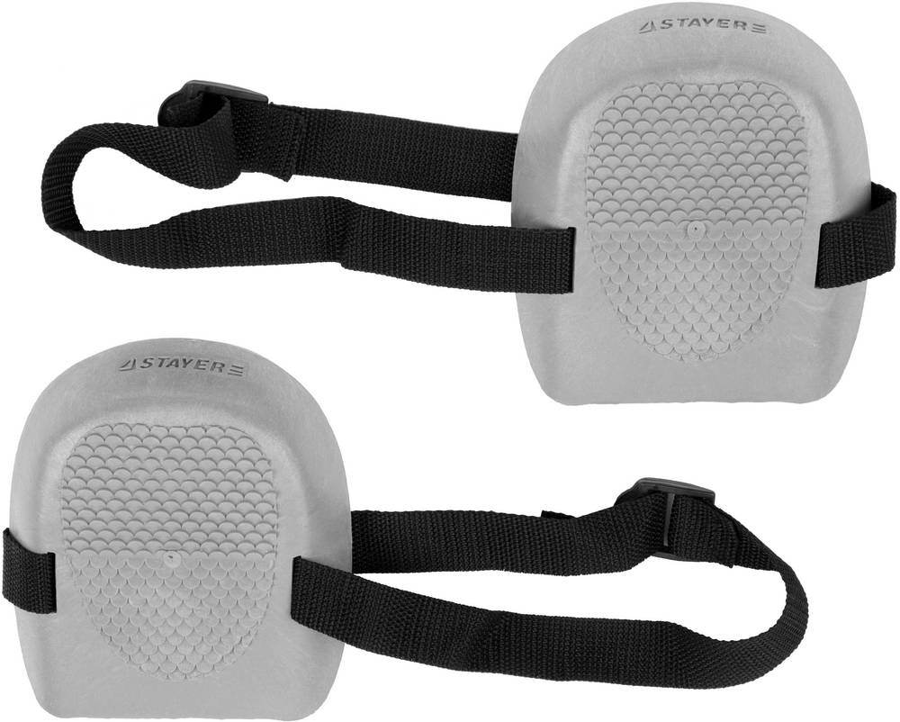 STAYER STANDARD ПВХ толщиной 5мм, противоскользящая поверхность, наколенники защитные (11193) — фото 2