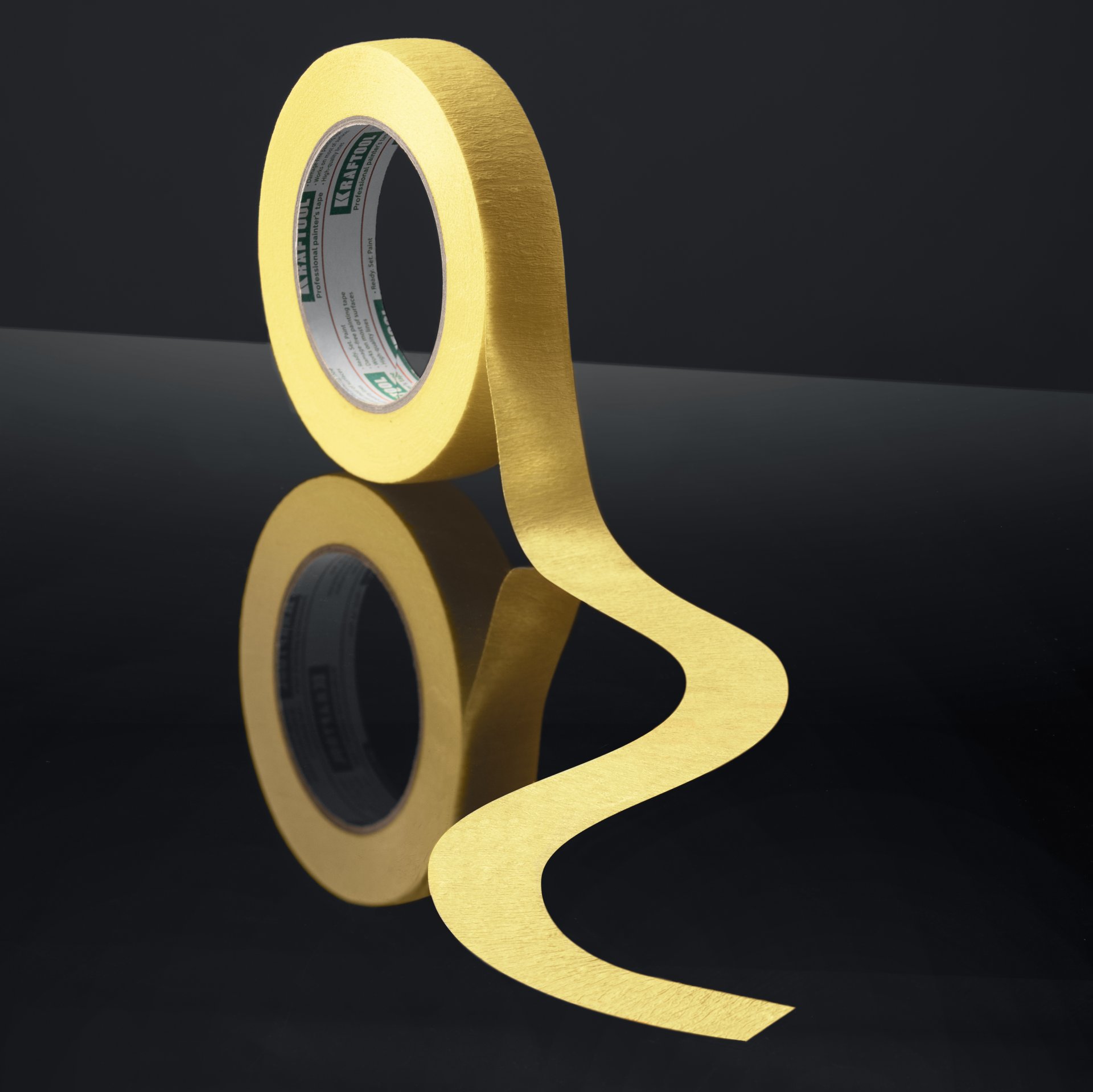 KRAFTOOL #500 Flex 25 мм х 30 м, для изогнутых линий, малярная лента (12105-25) — фото 3