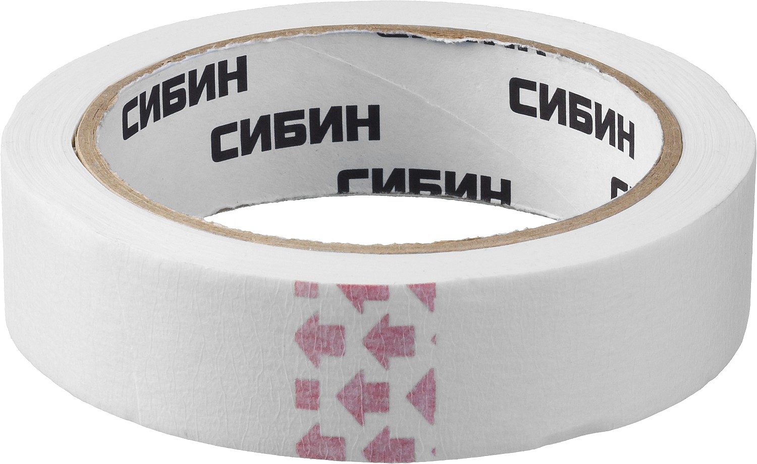СИБИН 25 мм х 25 м, креповая, малярная лента (12111-25)