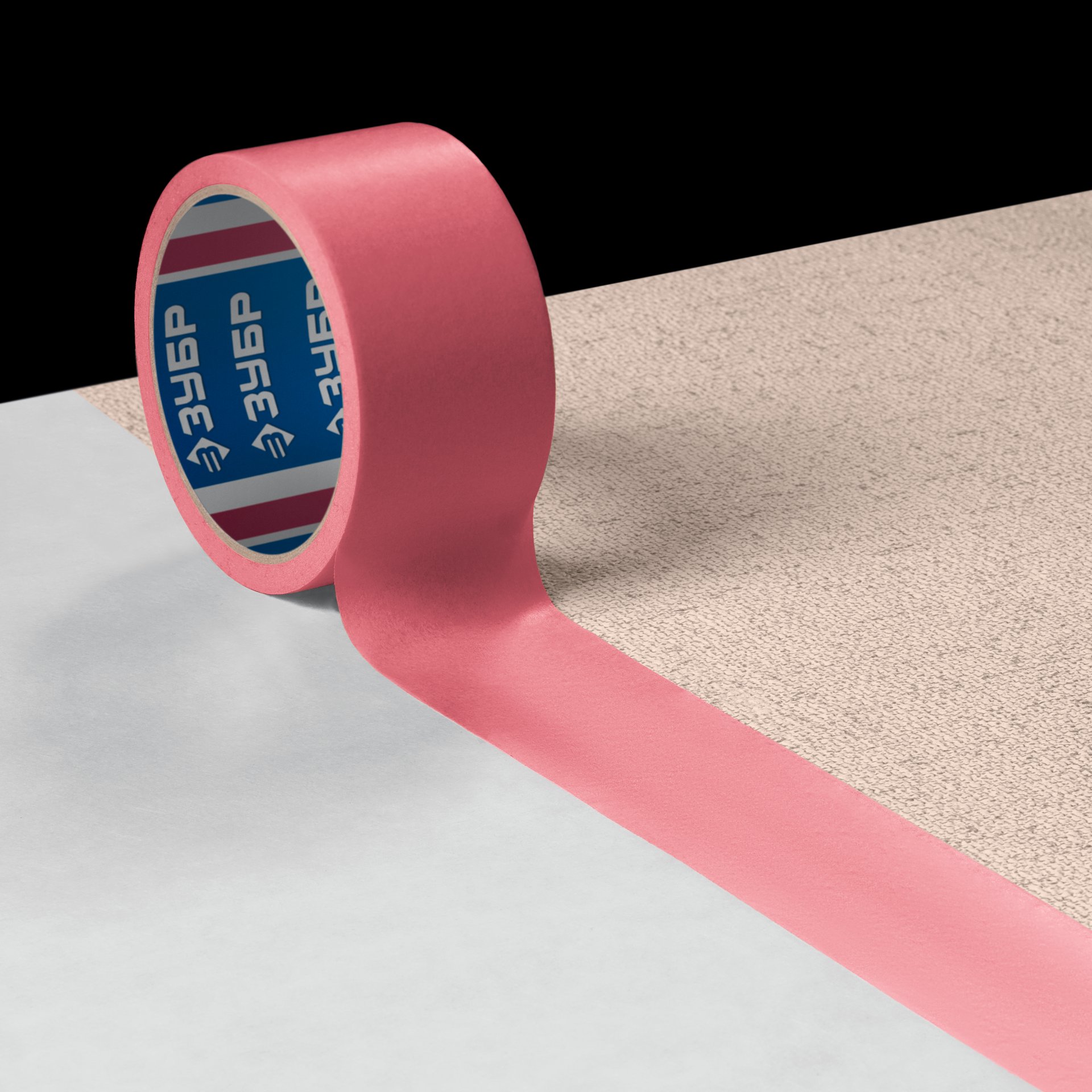 ЗУБР №200 36 мм х 25 м, для деликатных и недавно окрашенных поверхностей, малярная лента, Профессионал (12142-36) — фото 3