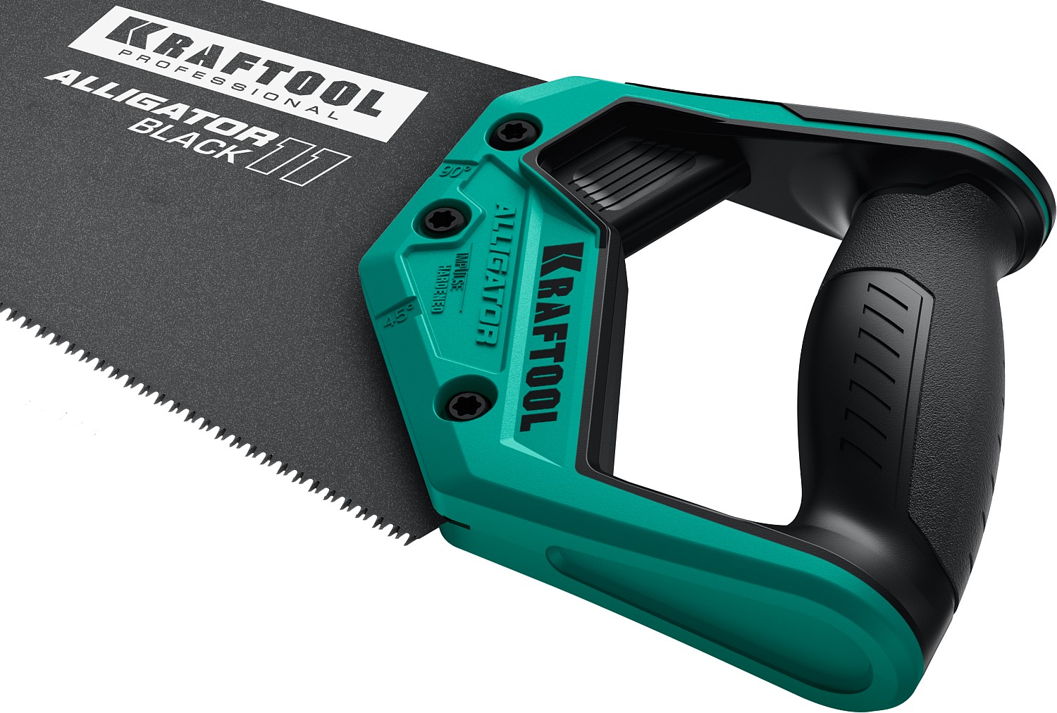 KRAFTOOL Alligator Black 11, 400 мм, ножовка для точного реза (15205-40) — фото 4
