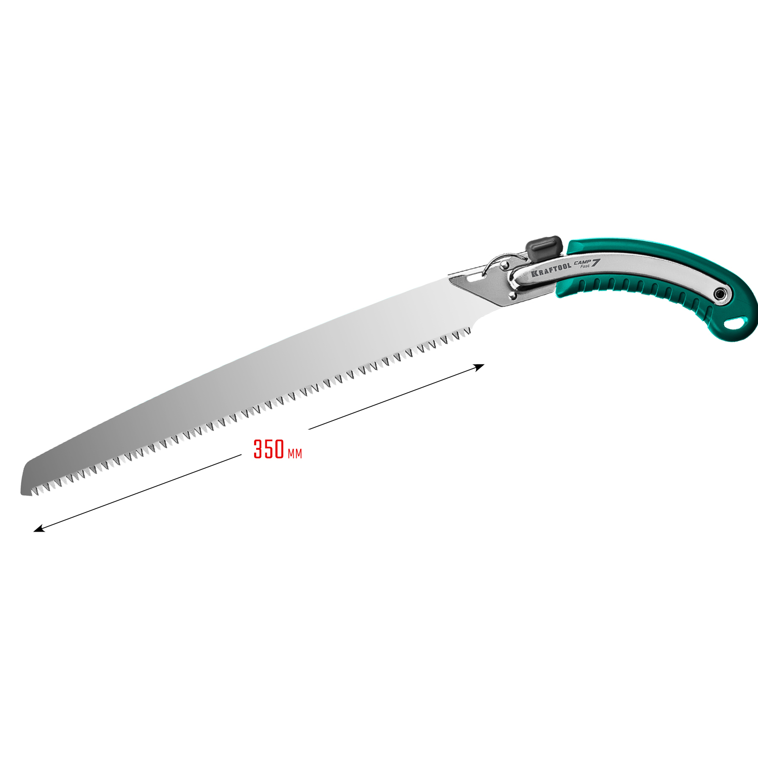 KRAFTOOL Camp Fast 7, 350 мм, ножовка для быстрого реза сырой древесины (15216) — фото 6