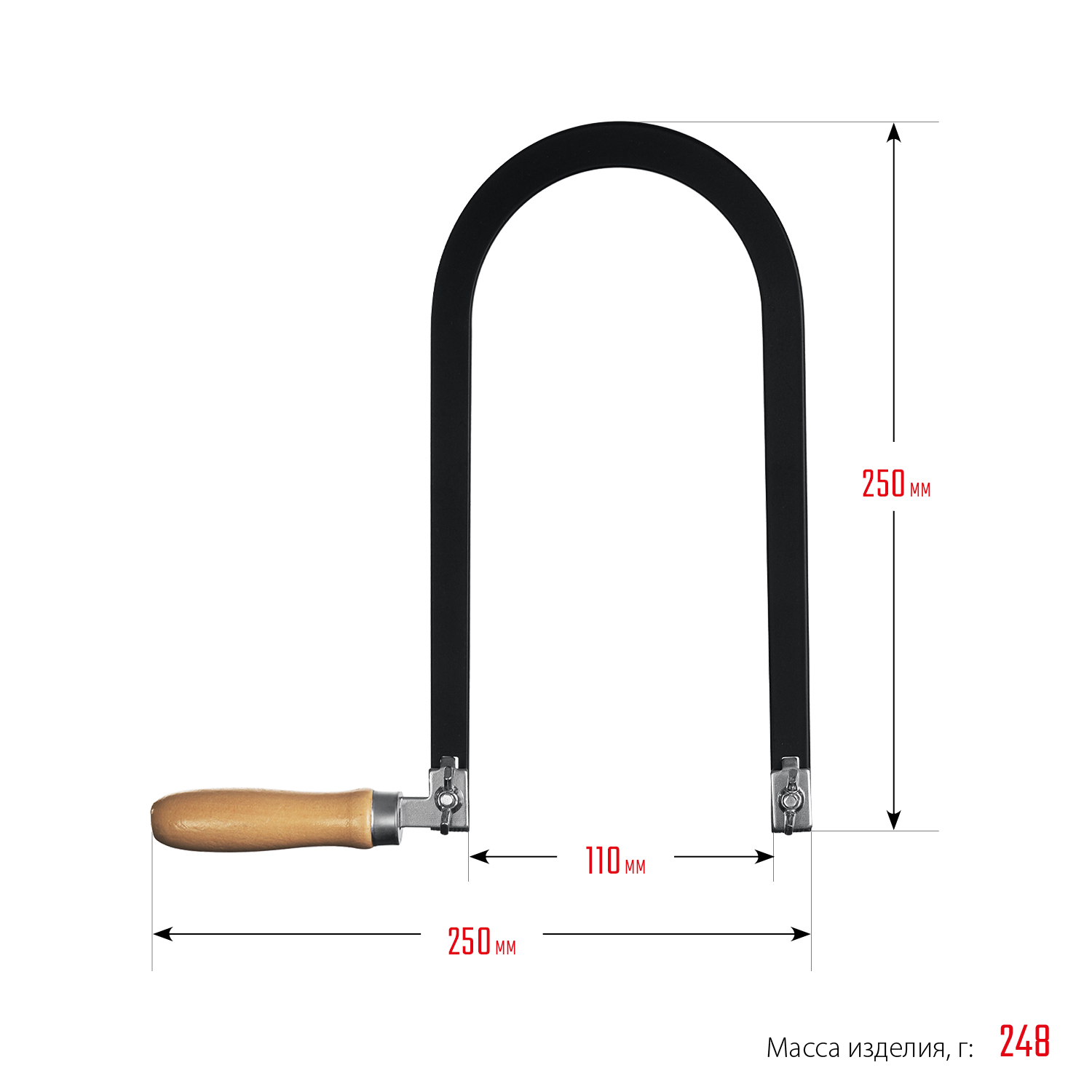 ЗУБР 130 х 250 мм, 10 предм., набор для выпиливания (15311) — фото 8