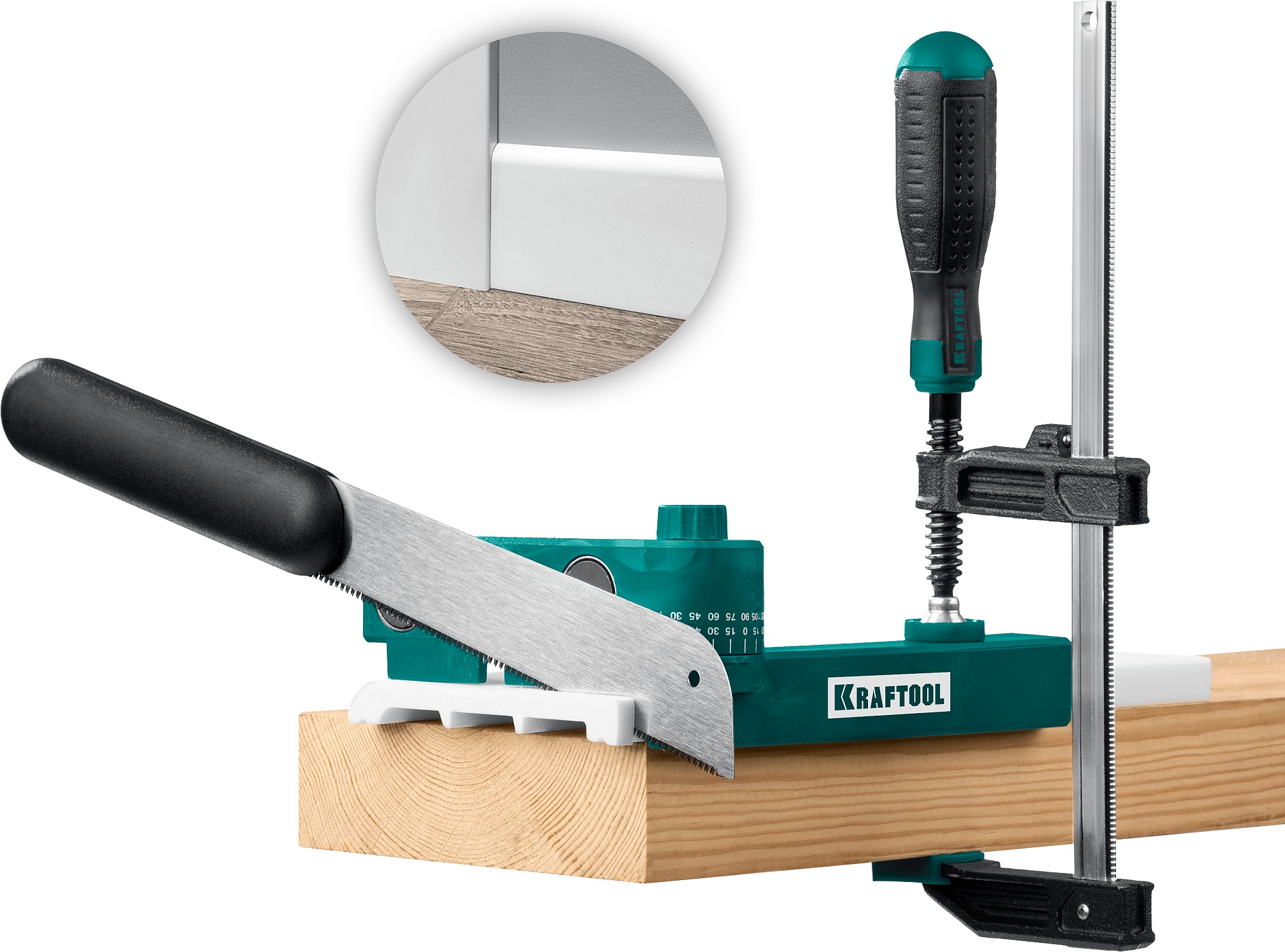 KRAFTOOL UNIVERSAL, 12 углов (15°- 180°), многопозиционное поворотное стусло с магнитной направляющей (15388) — фото 3