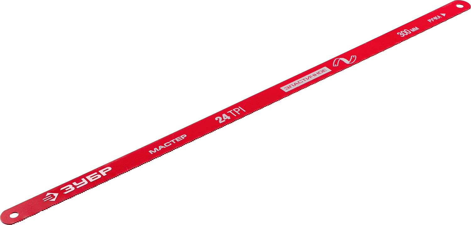 ЗУБР МАСТЕР-24, 24 TPI, 300 мм, 10 шт, гибкое полотно по металлу (15853-24-10) — фото 3