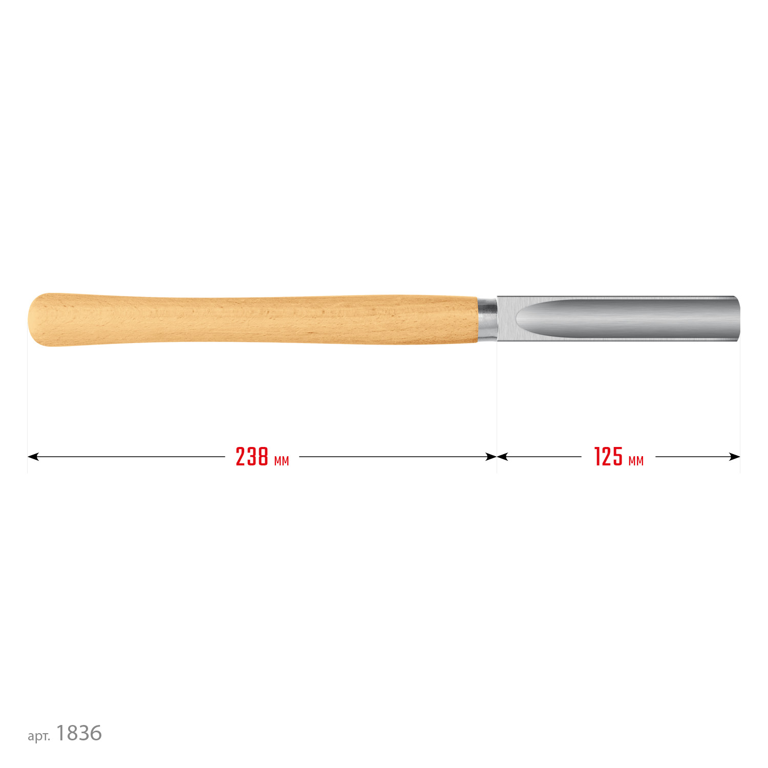 STAYER Wood Master, 8 предм., набор ручных резцов по дереву, Professional (1836) — фото 9