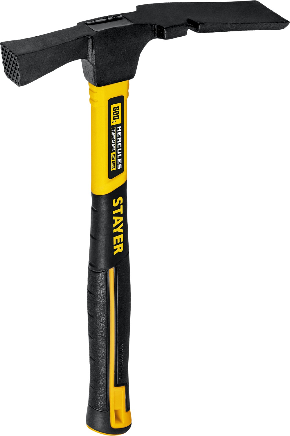 STAYER Hercules, 600 г, молоток каменщика с фиберглассовой рукояткой, Professional (20161) — фото 3