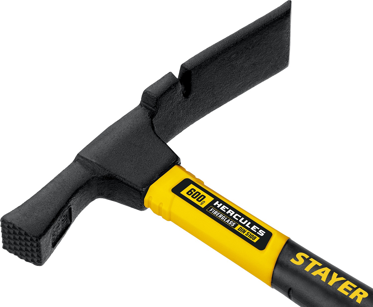 STAYER Hercules, 600 г, молоток каменщика с фиберглассовой рукояткой, Professional (20161) — фото 4