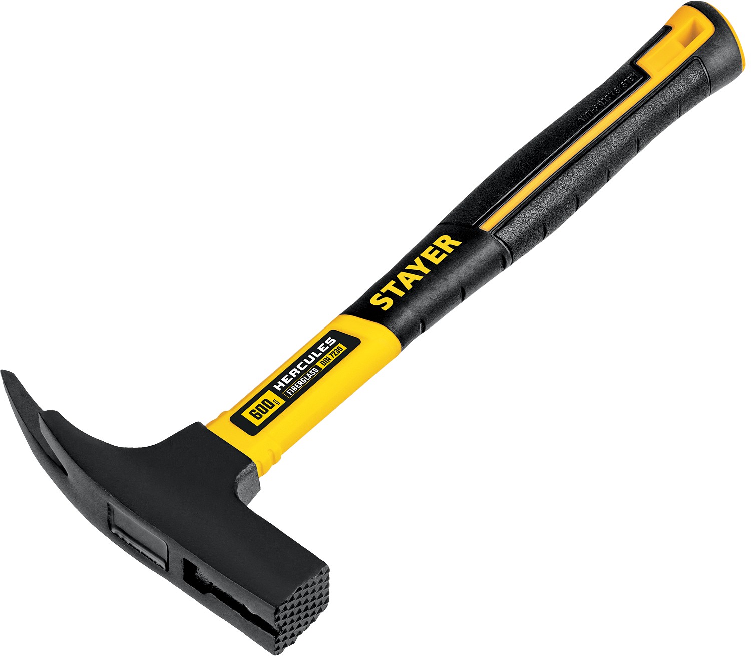 STAYER Hercules, 600 г, молоток кровельщика с фиберглассовой рукояткой, Professional (20201) — фото 2