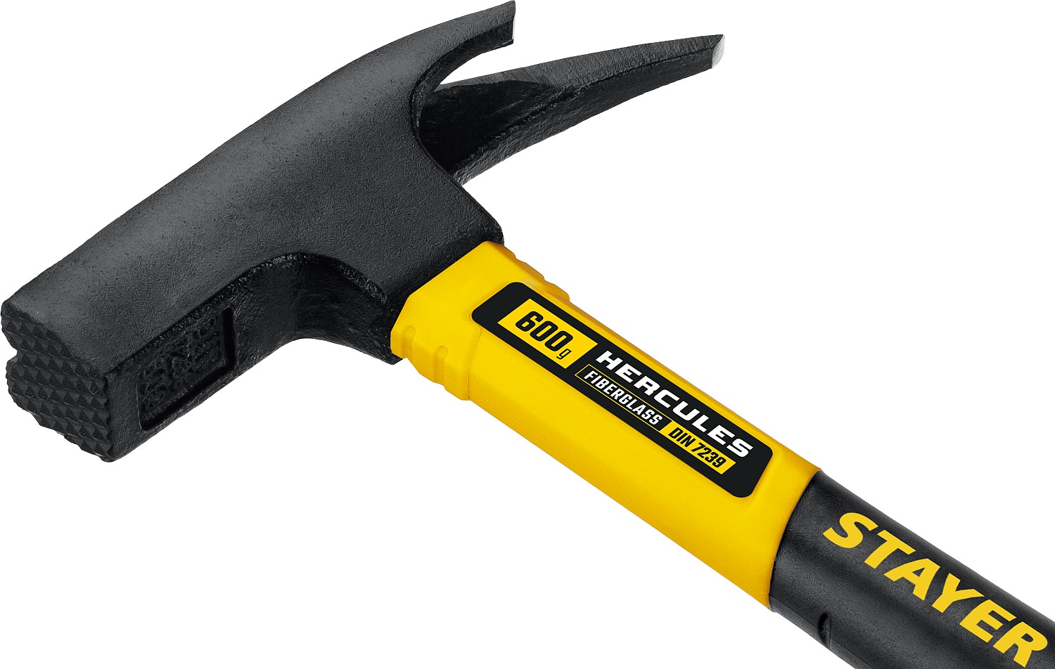 STAYER Hercules, 600 г, молоток кровельщика с фиберглассовой рукояткой, Professional (20201) — фото 4