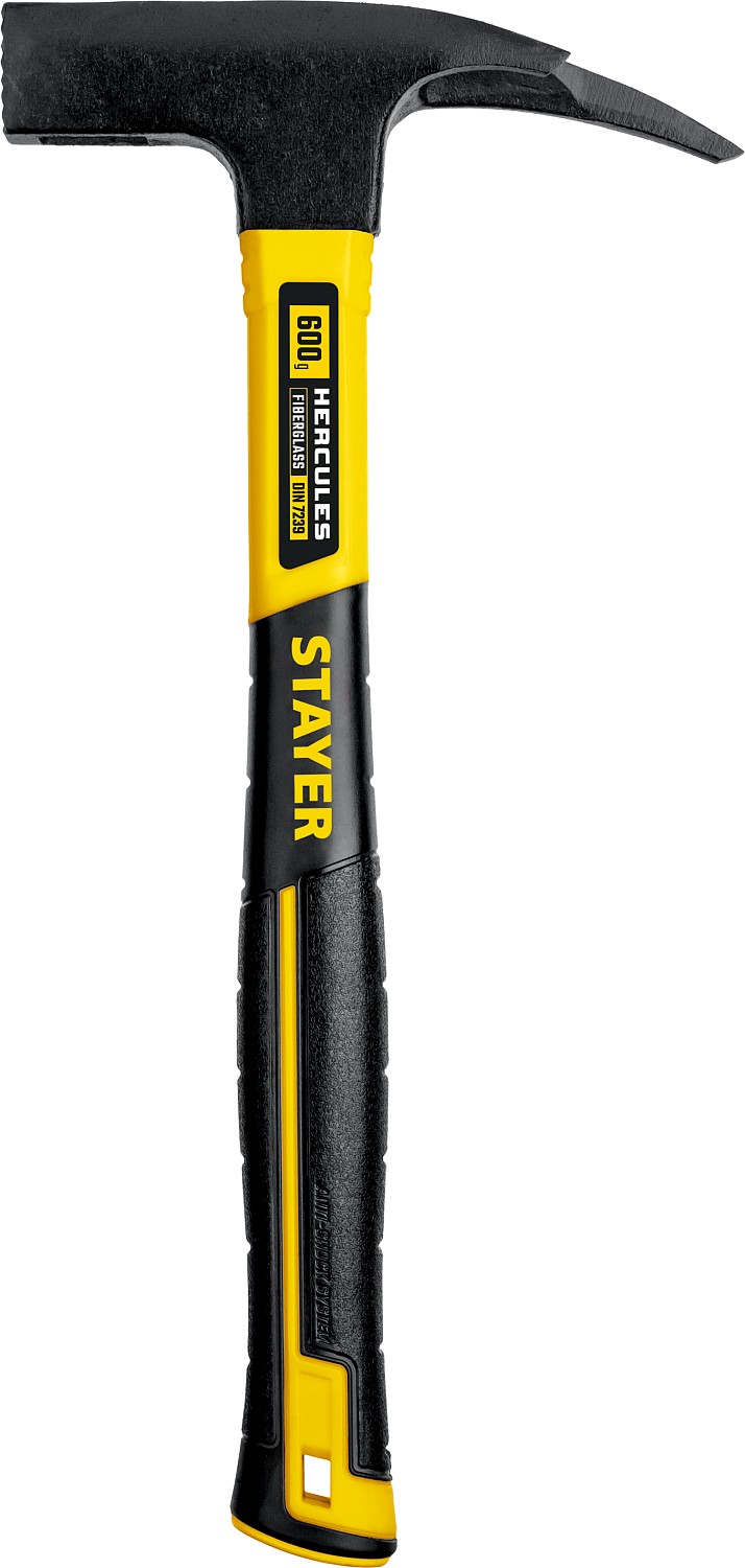 STAYER Hercules, 600 г, молоток кровельщика с фиберглассовой рукояткой, Professional (20201) — фото 5